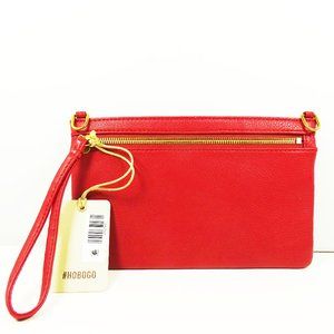 HOBO Day Mix & Match Partner & Pair Scarlet Leather Wristlet Wallet